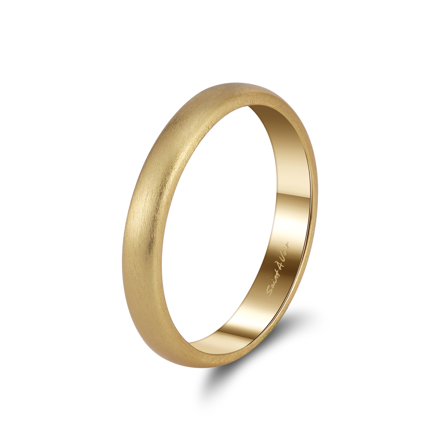 Gold Ring Brushed