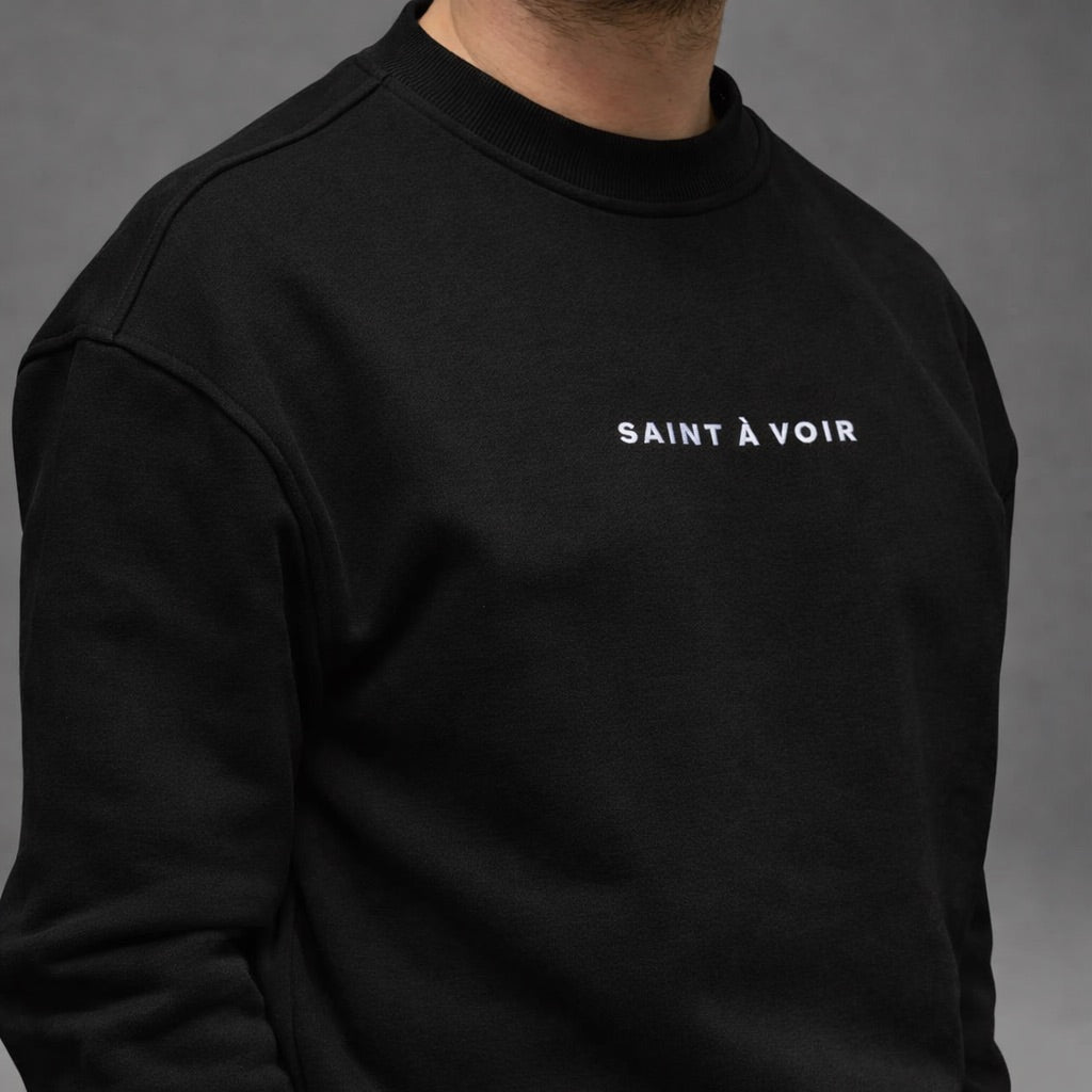 The Essential Sweatshirt – Midnight Black
