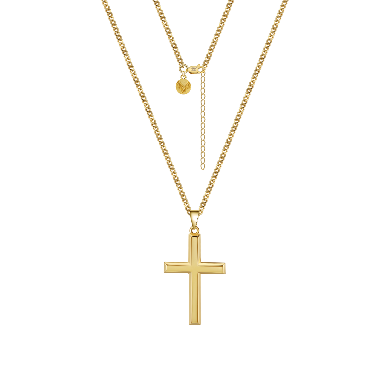 Cross Pendant Necklace | Gold