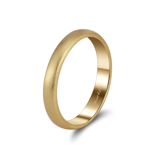 Gold Ring Brushed 