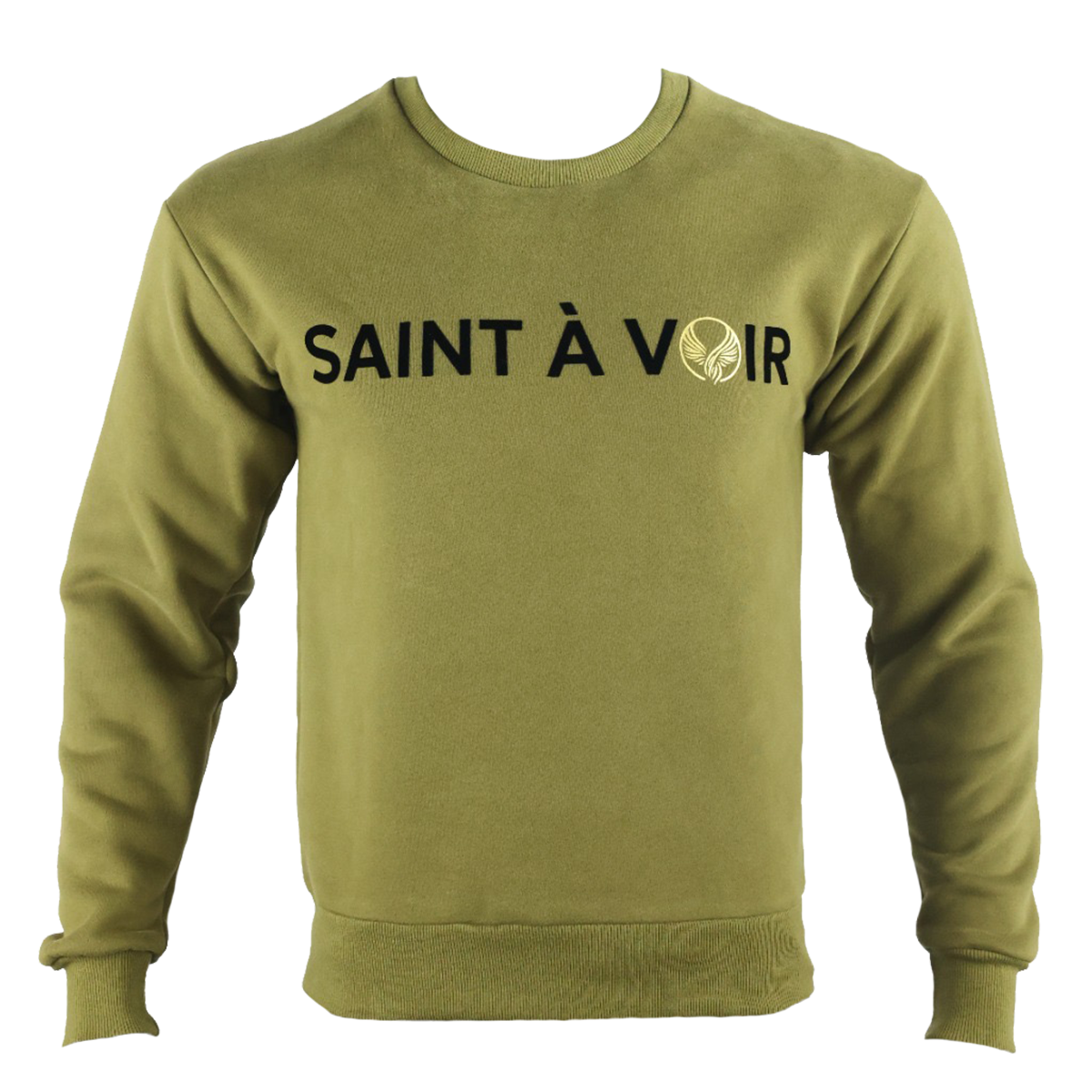 Saint À Voir Signature Forest Green Crewneck