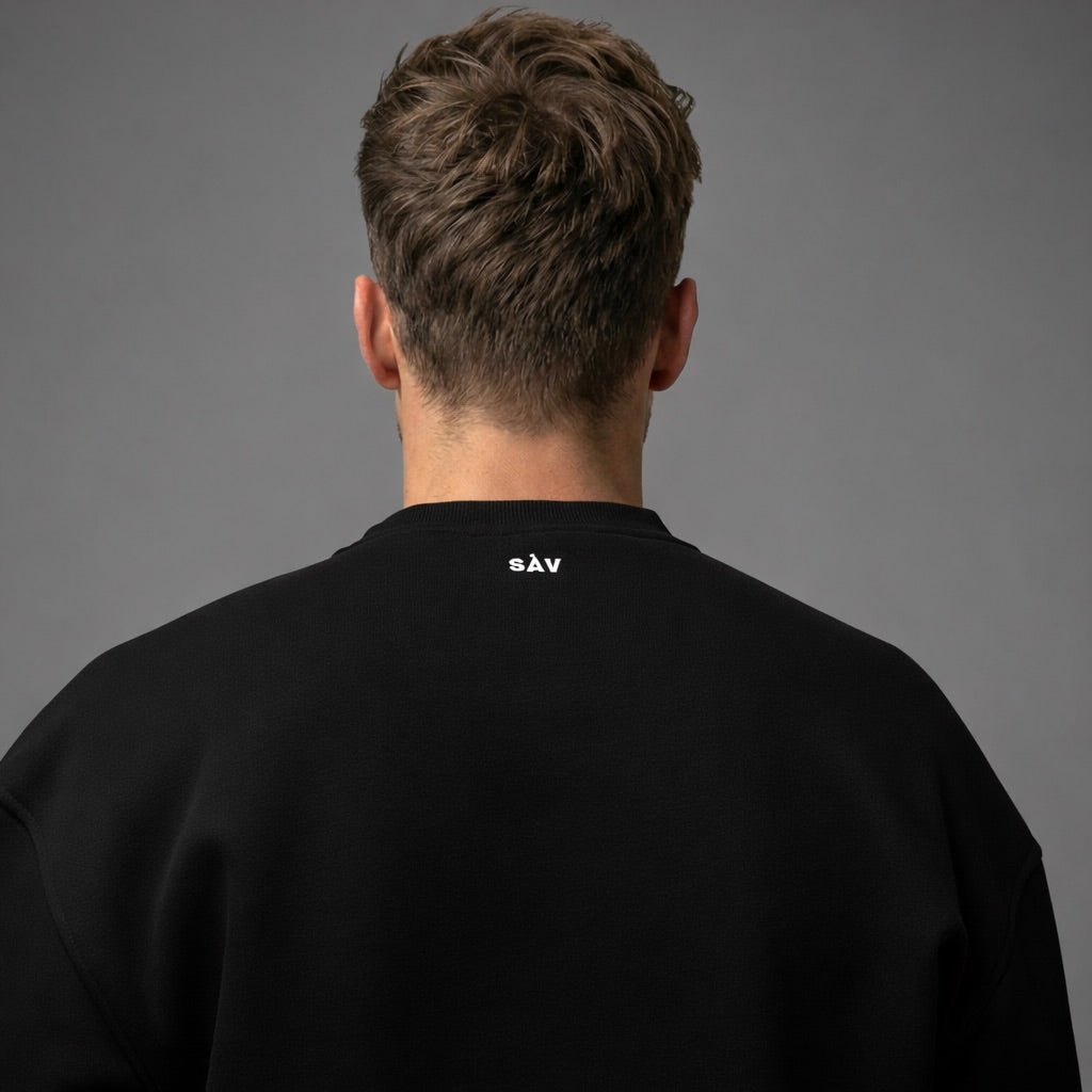 The Essential Sweatshirt – Midnight Black