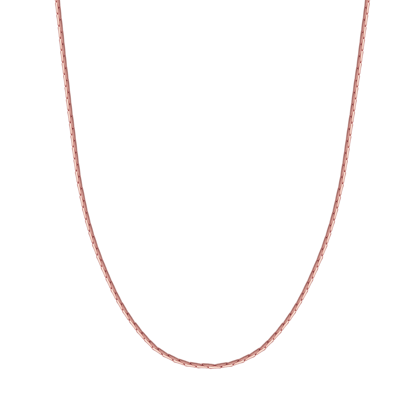 Rose Gold Sterling Silver Chain Necklace