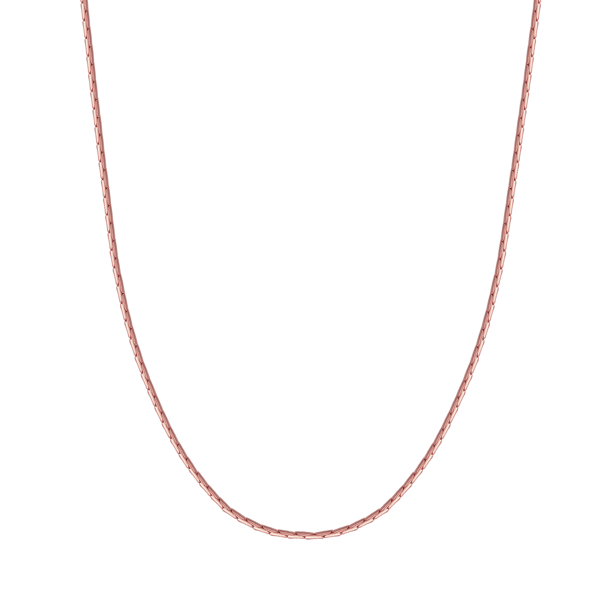 Rose Gold Sterling Silver Chain Necklace