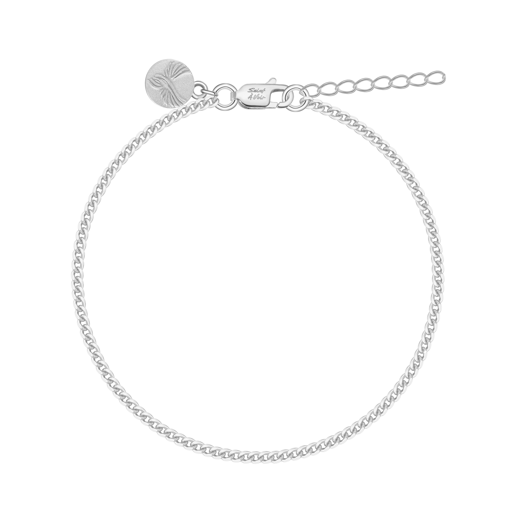 Sterling Silver Curb Bracelet