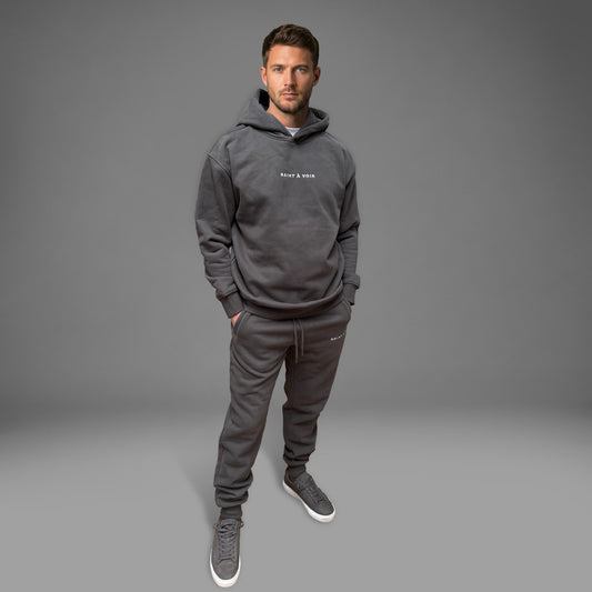The Essential Hoodie – Charcoal